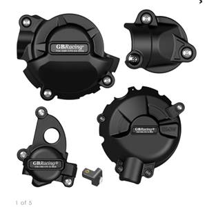 GB Racing Secondary Engine Cover Set BMW S1000RR 2019 5 Piece Kit