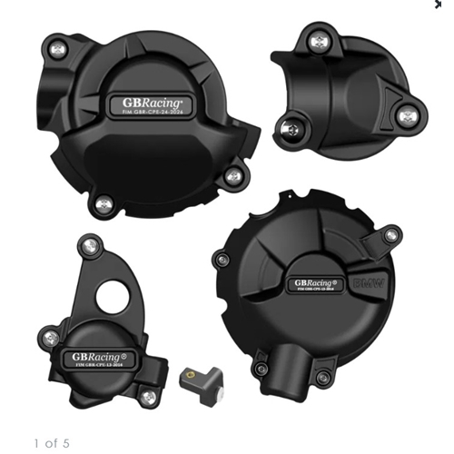 GB Racing Secondary Engine Cover Set BMW S1000RR 2019 5 Piece Kit