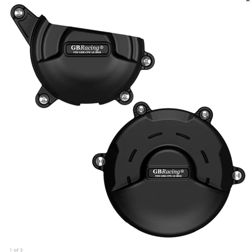 GB Racing Engine Cover Set Ducati  Panigale  V4 & V4s 2025  Secondary Engine Covers Long Glass Fiber Reinforced Injection Molded