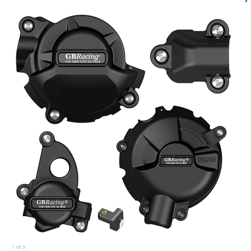 GB Racing Secondary Engine Cover Set BMW M1000RR 2023 5 Piece Kit
